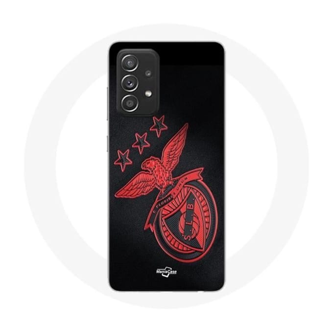 Coque - maniacase - Samsung Galaxy A52 - Noir - Souple - Benfica noir