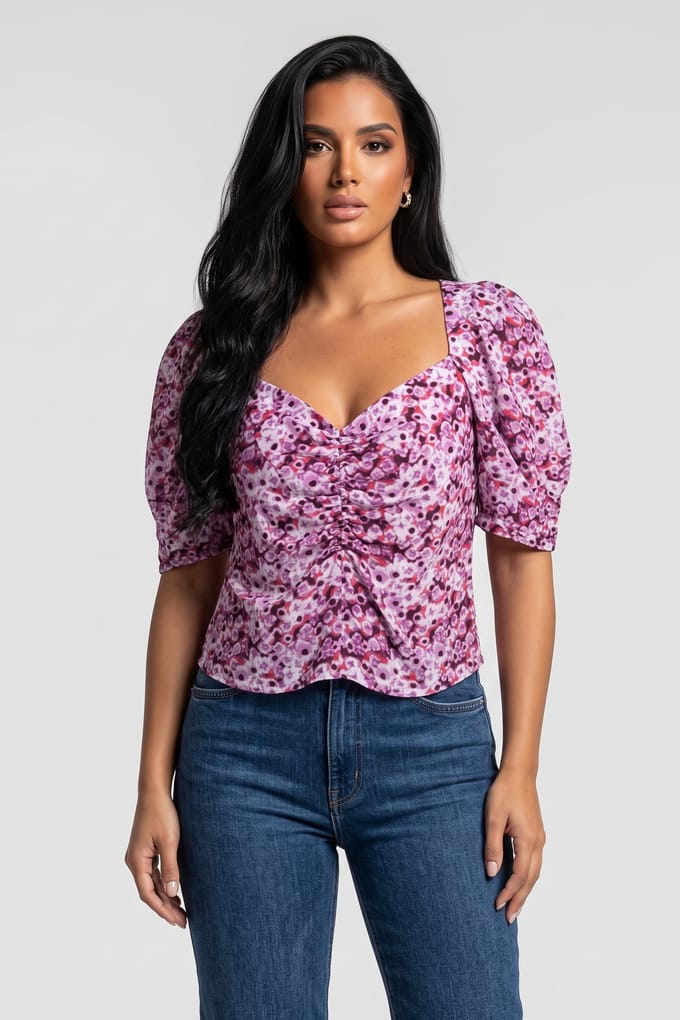 IRO Paris Nunila Top Multico Pink Taglia: 36 | Magliette intime Outlet | Donna | Rosa