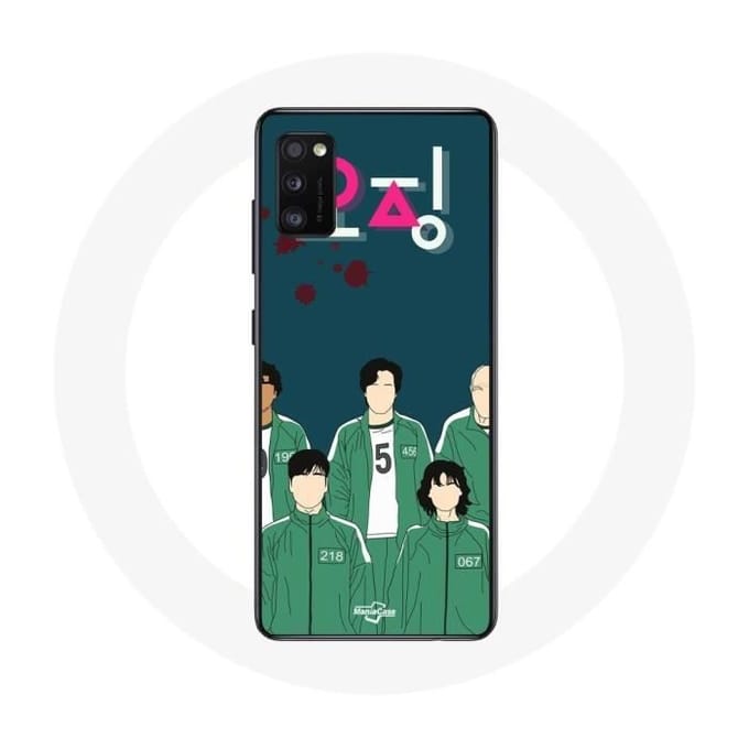 Coque pour samsung galaxy S20 plus Squid Game Affiche personnages Art