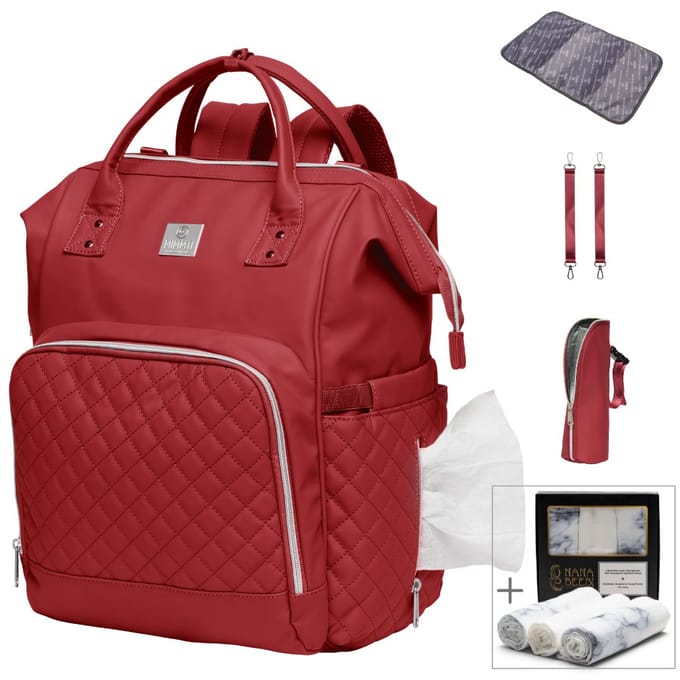 MIMMTI® 2.0 Leren Luiertas Bundel