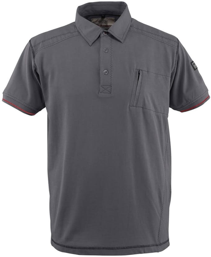 Werkshirt Heren – Mascot Kreta Polo – Antraciet maat M