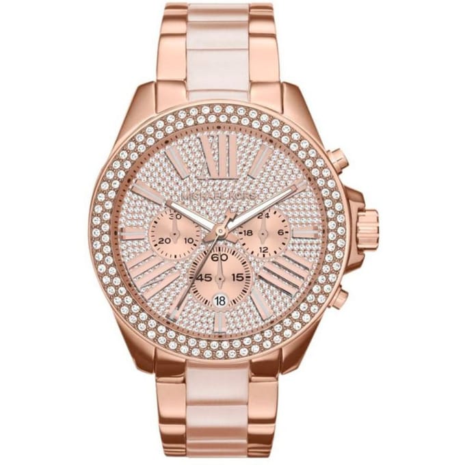 Michael Kors Bradshaw MK6096 Dames Horloge 42mm 10 ATM