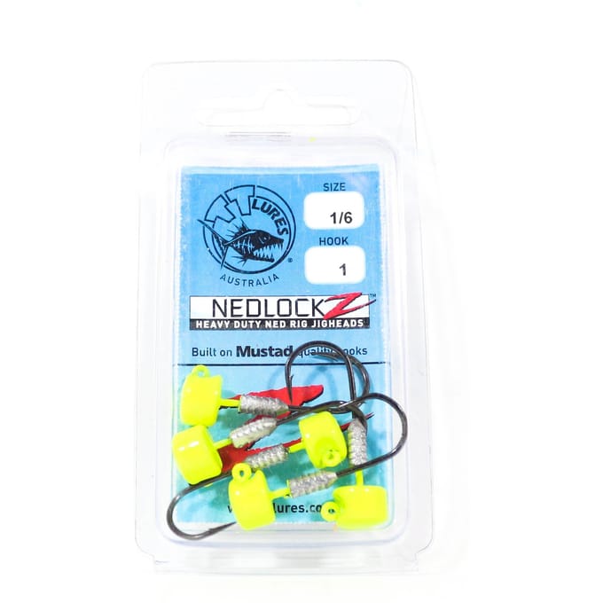 Tackle Tactics TT Nedlockz HD Jig Head Chart 1/6 oz 1 5/verpakking (7502) white
