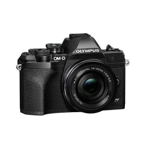 Olympus OM-D E‑M10 Mark IV - Systeemcamera - + ED 14-42mm EZ lens - Zwart