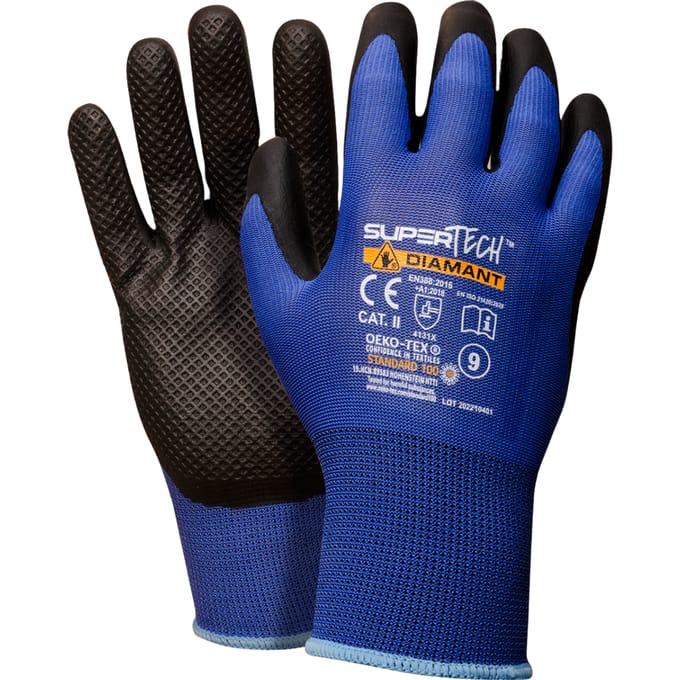+Safety® Super Tech Diamant Handschoen