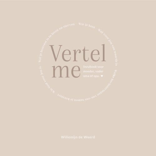 Vertel Me - Willemijn de Weerd
