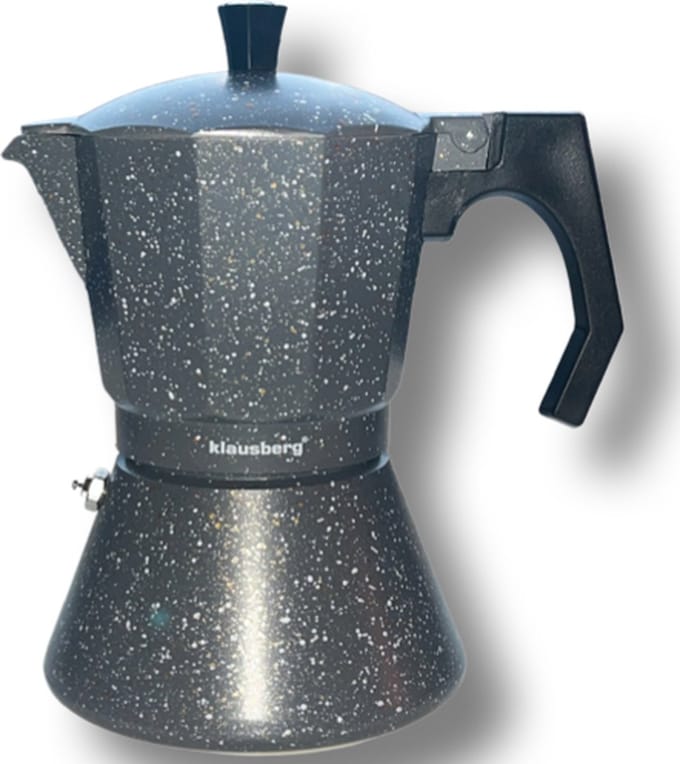 Klausberg | Express Percolator | expresso apparaat | 6 kops | koffie | middel | Grijs marmer