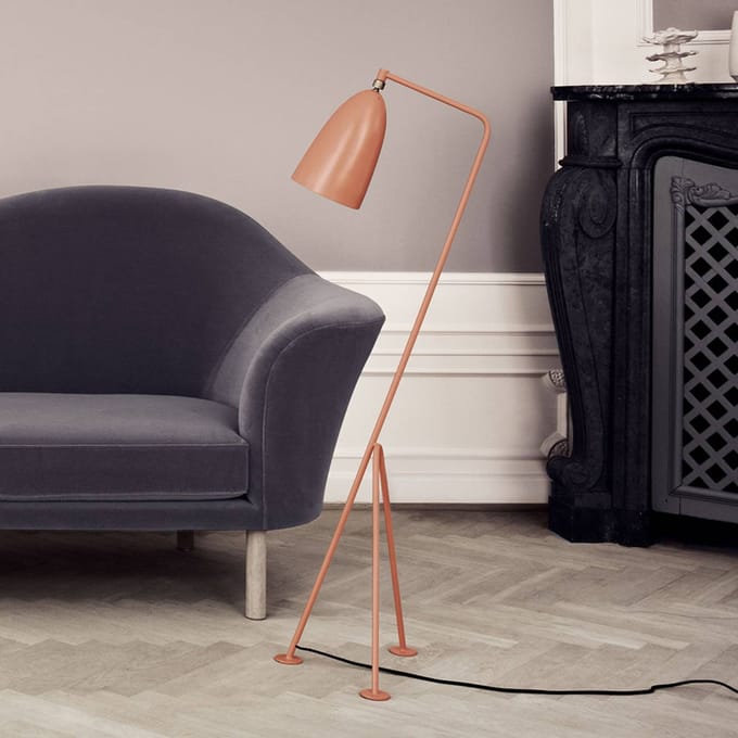 GUBI Grossman Collection Vloerlamp Vloerlamp Vintage Rood