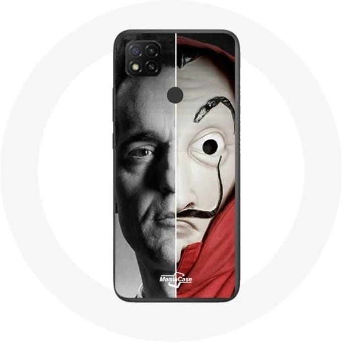 Xiaomi Redmi 9C Case Berlin La casa de papel Berlin Mask Split