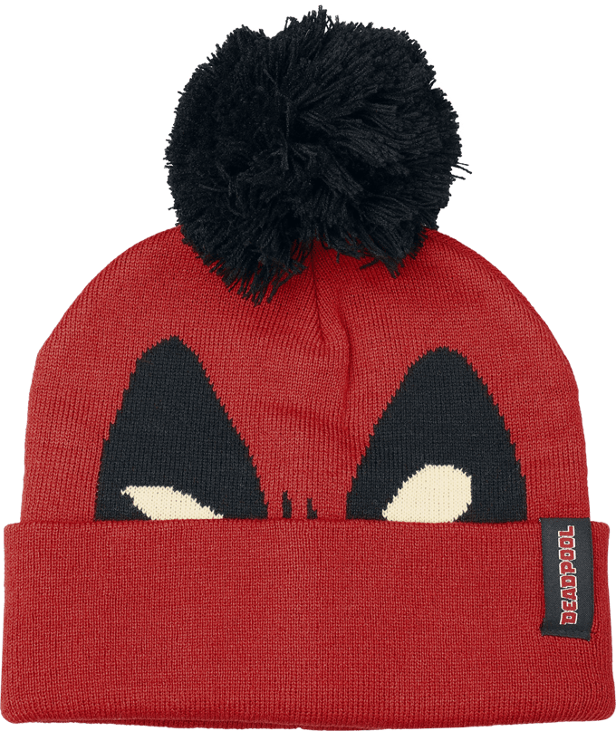 Deadpool Deadpool Face Unisex Beanie - rood/wit/zwart - Standard