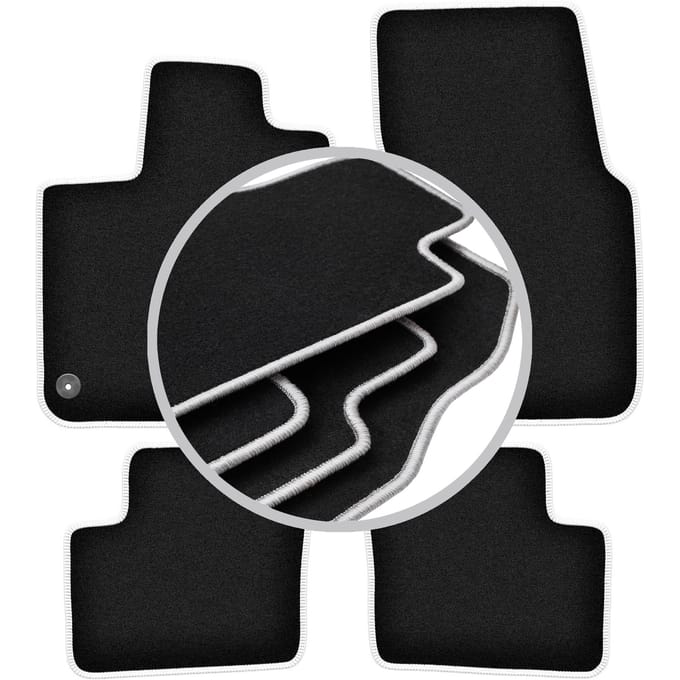 CARLUX-SILVER automatten voor: Renault Twingo III hatchback (2014-)