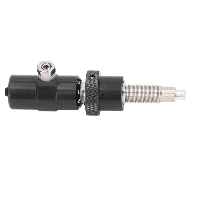 Boogschieten Zijkussen Aluminiumlegering Ingebouwde Veerzuiger Boogschieten Kussen Plunger voor Recurve Boog zwart