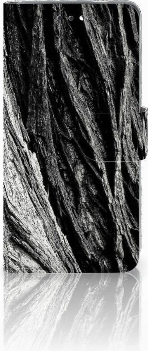 Book Style Case Nokia 3.1 (2018) Boomschors Grijs