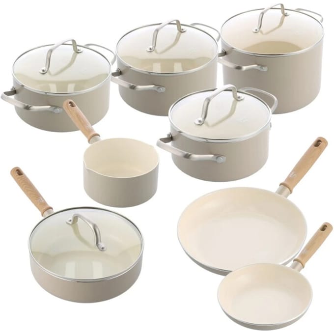 Greenchef Nordics pannenset antiaanbak 8-delig