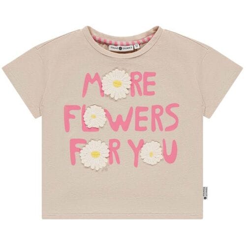 Stains & Stories peuter T-shirt Almond 92 dames