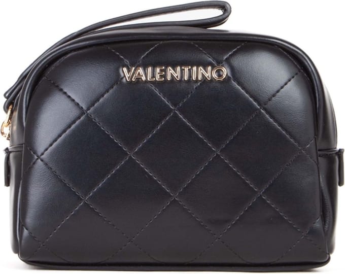 VALENTINO Toilettas Nur Re Soft Cosmetic Case Nero Zwart