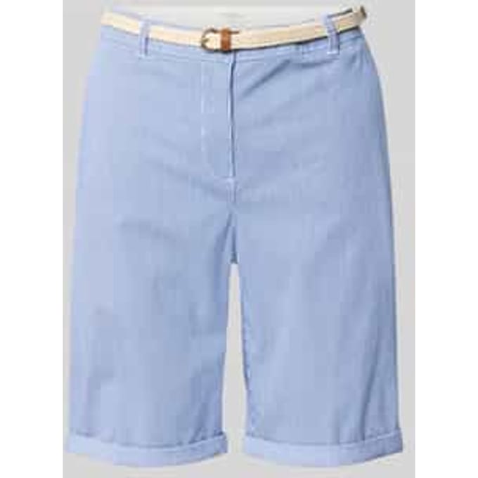 Chino-bermuda met riem