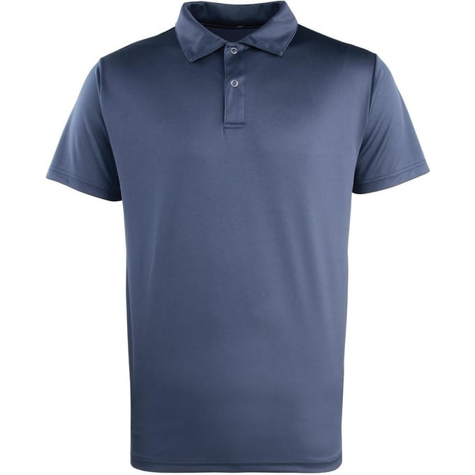 Premier Unisex Volwassen Coolchecker Piqué Poloshirt (Marine)