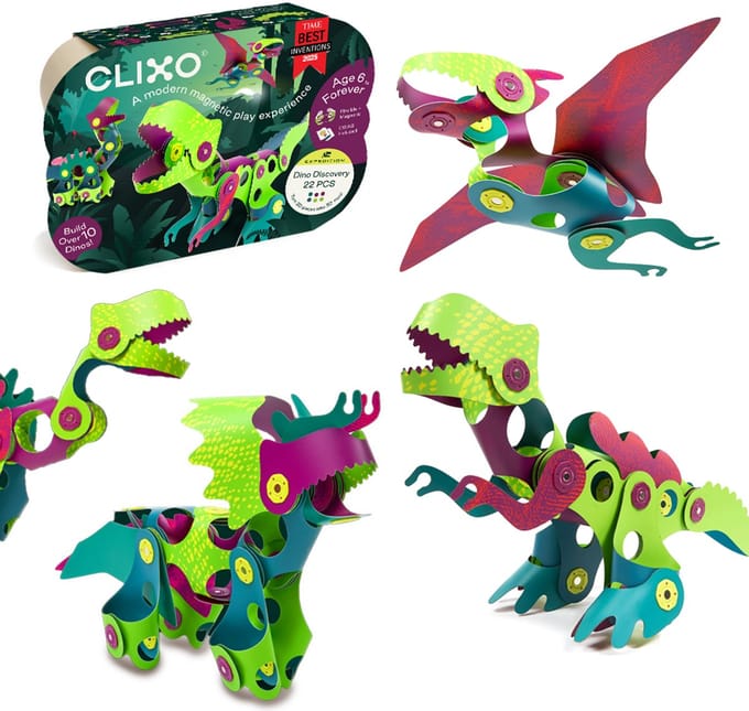 Clixo | Dino Discovery | Set van 22