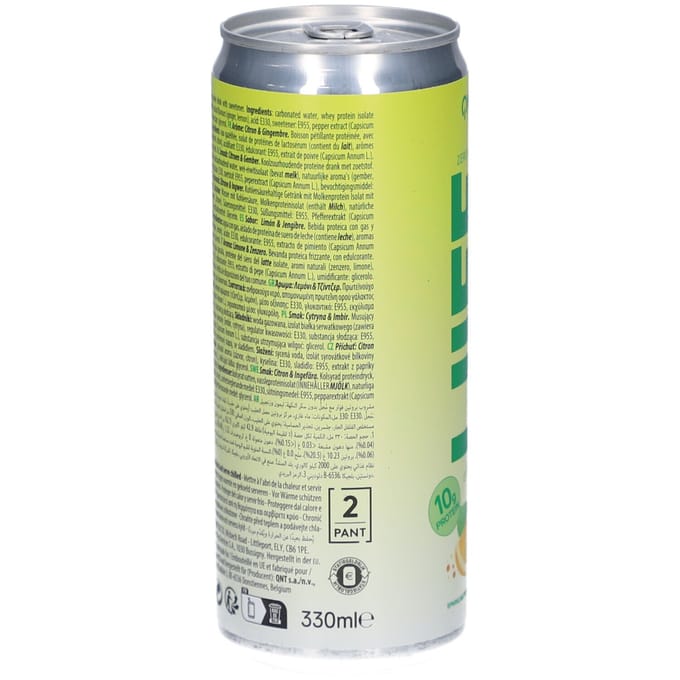 QNT Liife Protein Water Citroen Gember 330 Drank