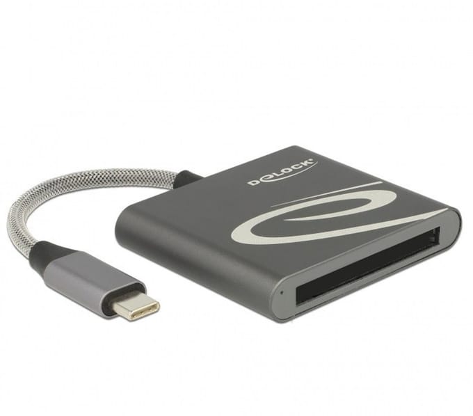 DeLOCK USB Cardreader met USB-C connector en 1 kaartsleuf - voor CFast - USB3.0