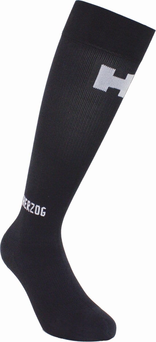 HERZOG - herzog pro socks size IV long - Compressiekous heren - Zwart