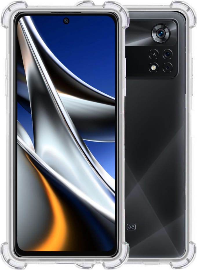 Hoesje geschikt voor Xiaomi Poco X4 Pro 5G – Extreme Shock Case – Cover Transparant