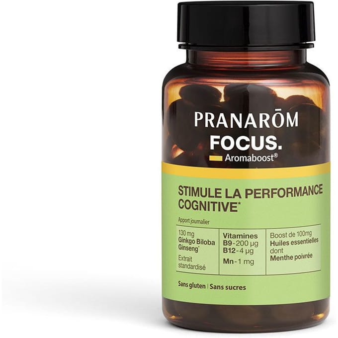 Pranarom Aromaboost FOCUS | Geheugen & Concentratie 60 Capsules