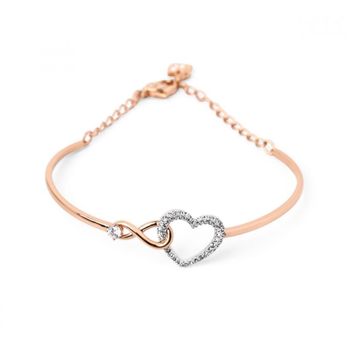 Swarovski 5518869 Hyperbola Hart Oneindigheid Armband Medium Armband 5518869 beige