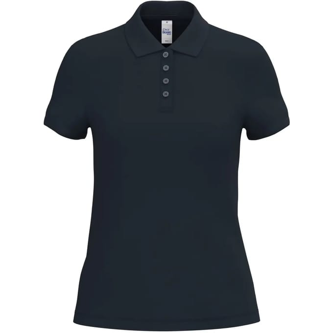 Biologisch pique polo voor dames iDeal Basic Brand