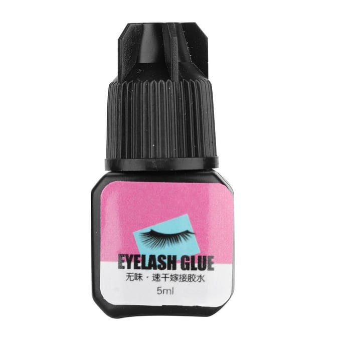 5ML Wimpers Extension Lijm Sneldrogende Wimpers Enten Lijm Oefen Extension Tool pink