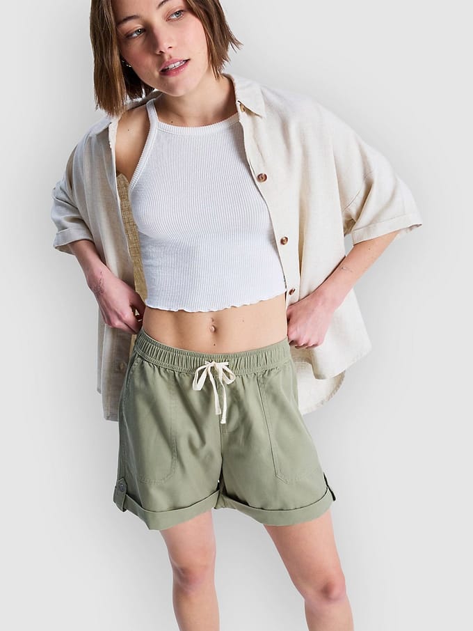 Roxy Sweetest Day Korte Sportbroek Groen M Vrouw