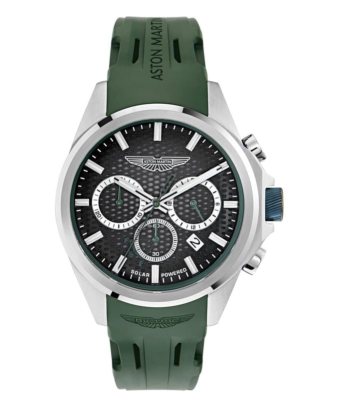 Aston Martin Aml Thrill HLC W MTRH2S604 Horloge - Siliconen - Groen - Ø 44 mm