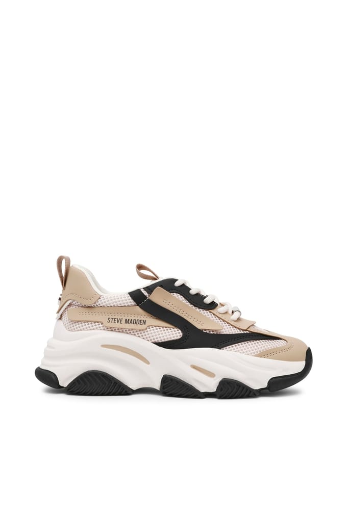 Steve Madden Possession-e Sneakers Irish/black Silver Größe: 38 | Trainers Outlet | Damen | Grau