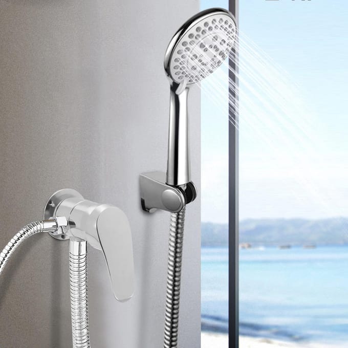 G1/2in 3-weg badkamer hoekkraan voor douchekop waterafscheider douche omschakelklep white