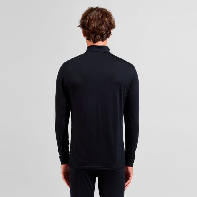 Odlo Natural Merino 200 Half Zip Turtle Neck LS Thermoshirt Mannen - Maat S