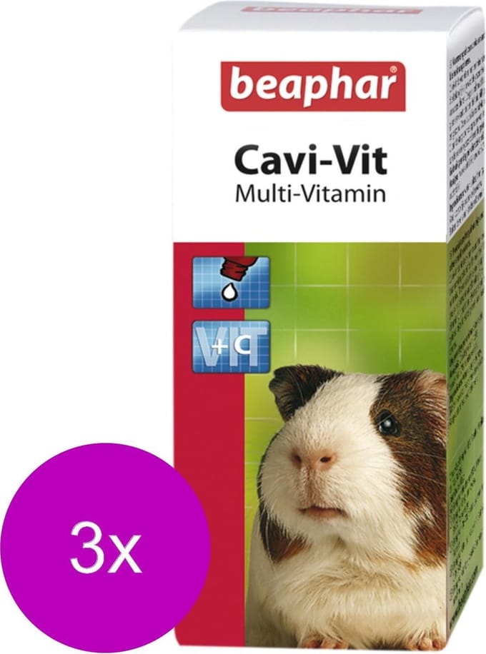 Beaphar Cavi-Vit - Supplement - 3 x 50 ml