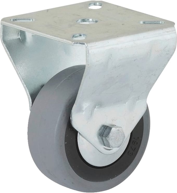 Wurth - Machinebokwiel met vaste plaat - Wiel Met vaste plaat x 4 st - 35 kg