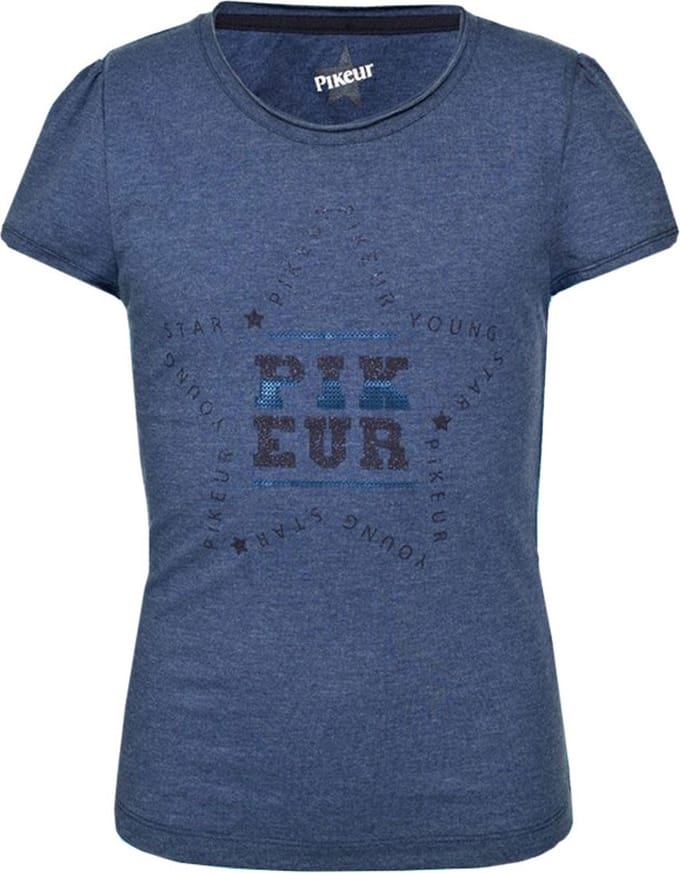 Pikeur Shirt Lisa Kids Blue Melange - 116