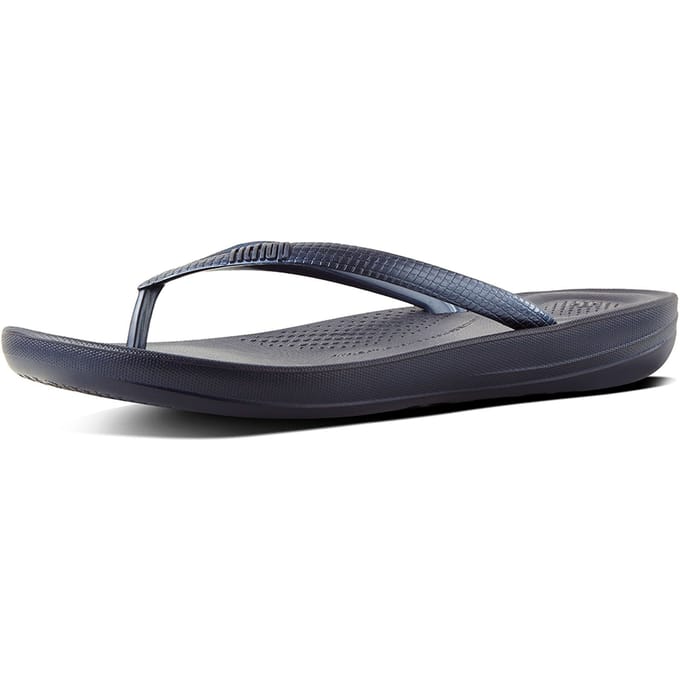 FitFlop Iqushion Ergonomic Flip-Flops TPU Dames Slippers - Midnight Navy