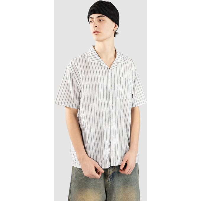 Blue Tomato Striped Linen Shirt patroon