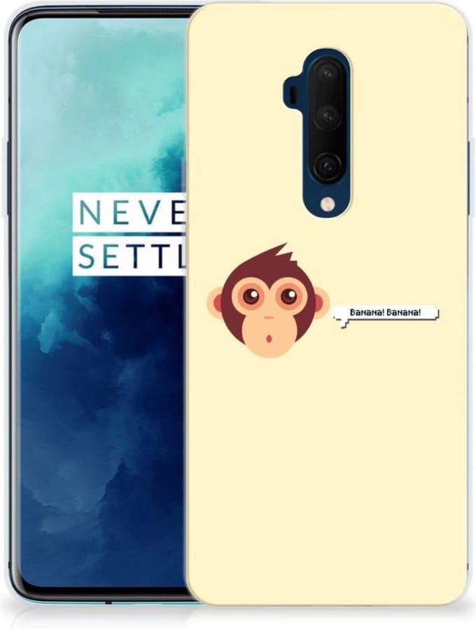 OnePlus 7T Pro Telefoonhoesje met Naam Monkey