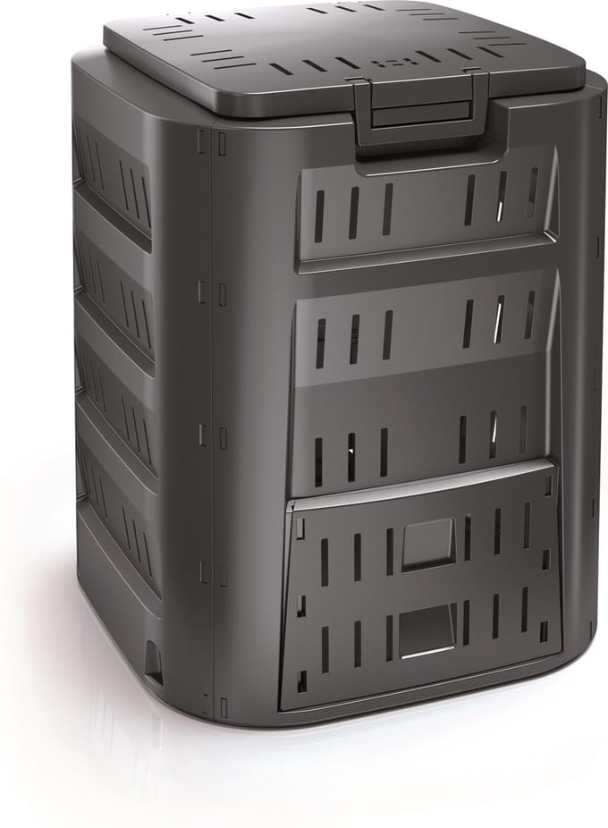 Composter 220 L ProsPlast Plastic Compost in Black