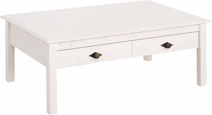 Laura-Koffietafel - 2-deuren - Wit