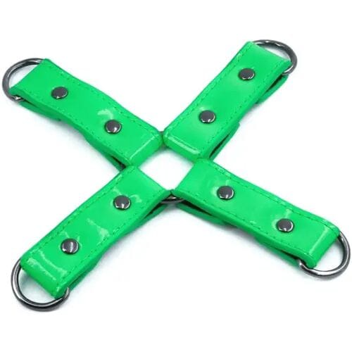 Bondageset Electra Hog Tie Groen