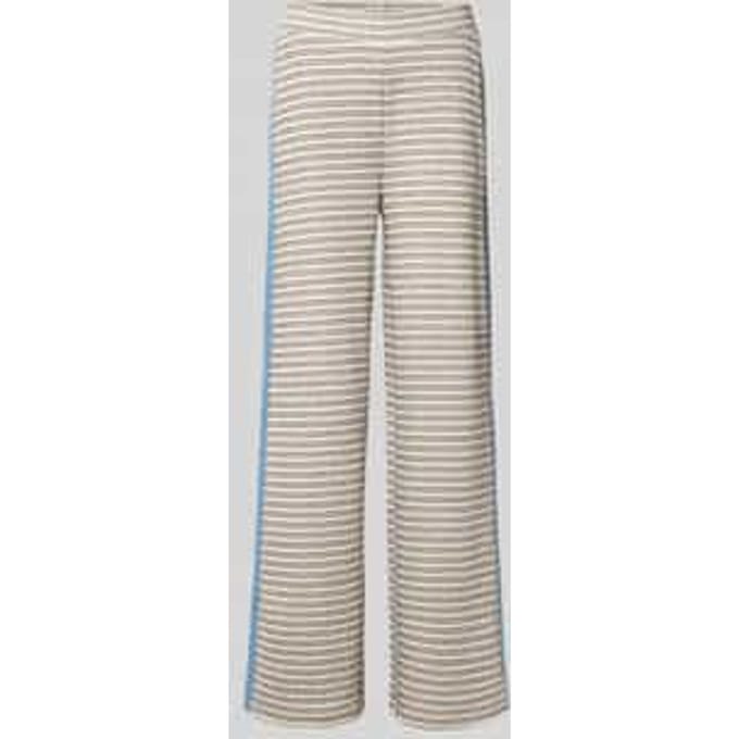 Broek met galonstrepen en elastische band