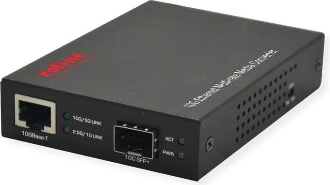 ROLINE industriële converter, 10G Ethernet multirate converter