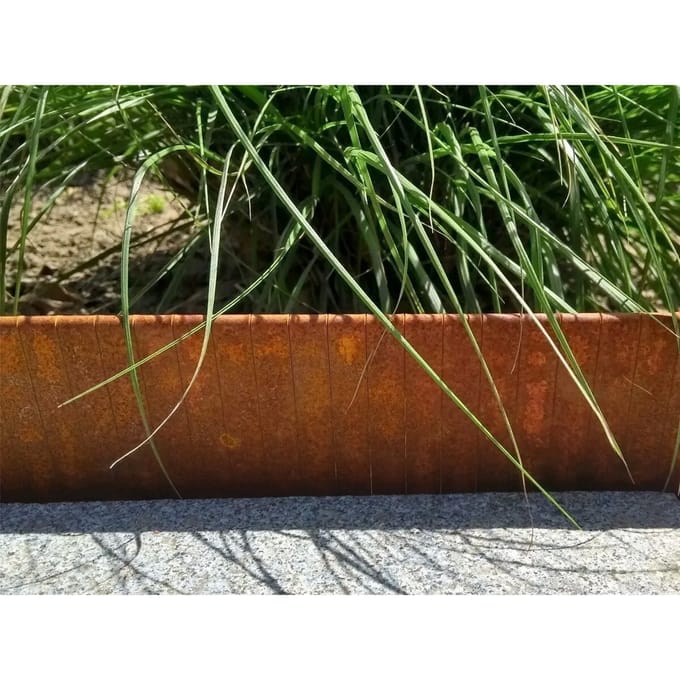 Cortenstaal borderrand flexibel 240x10cm