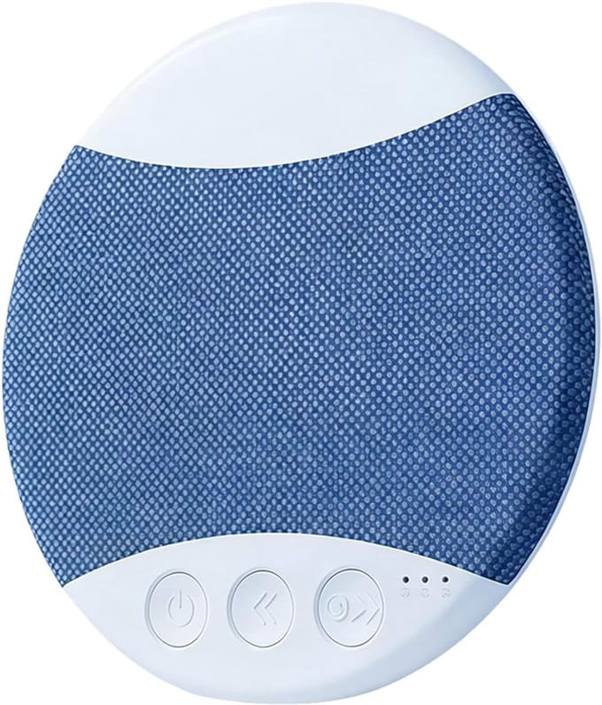 Slaap Luidspreker - Onder Kussen Geluid - Ontspannen Slapen - Ultra Dun Ontwerp - 9.6cm Diameter - Wit