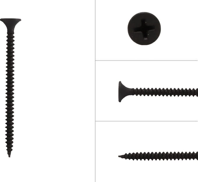 Wovar Gipsplaatschroeven Gefosfateerd Staal Fijn Draad 3.5 x 55 mm | 1000 stuks